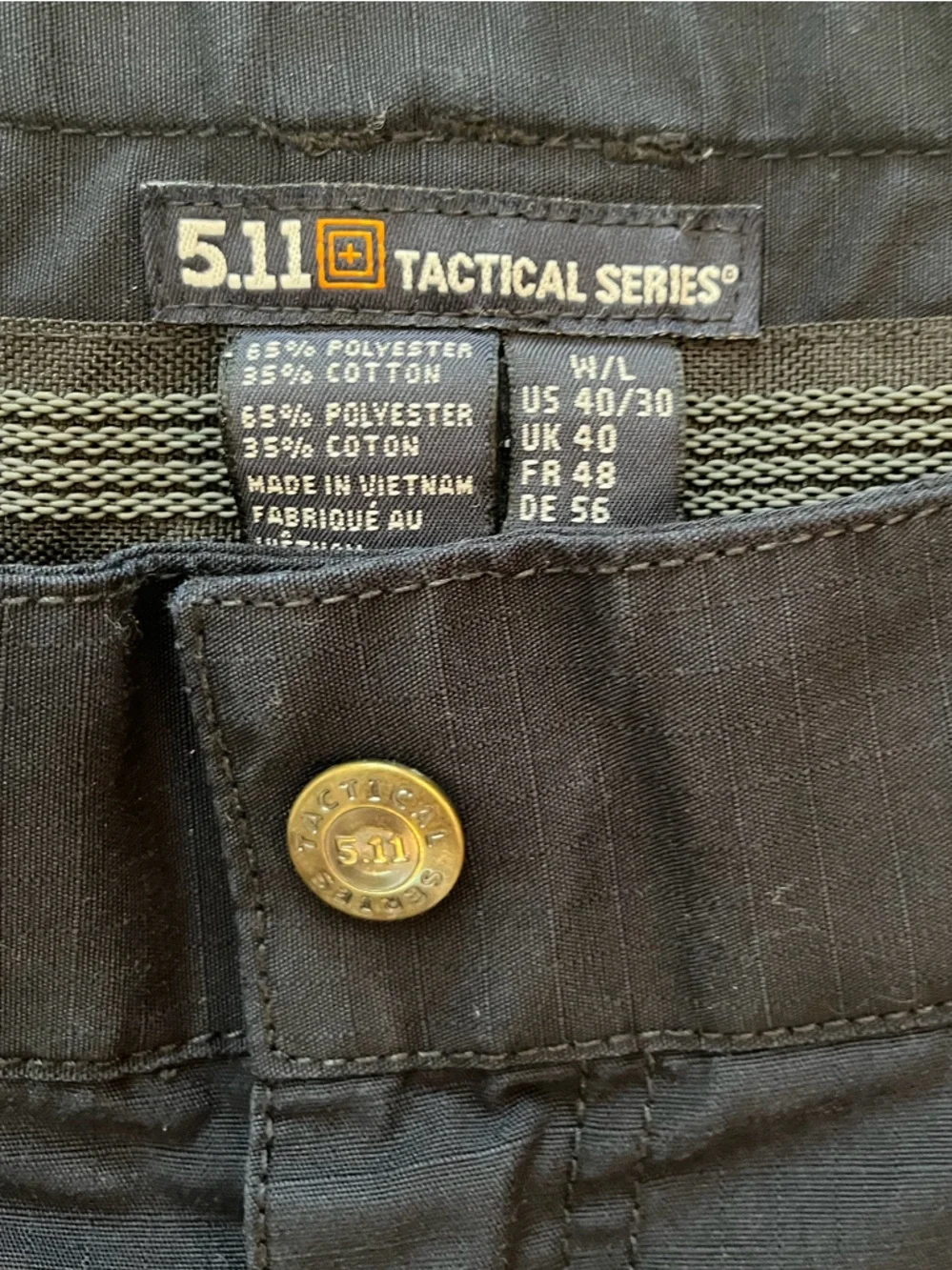 Workwear Heavy Duty Rip Stock 5.11 TACTICAL Series 74363 Cargo Pants 40 x 30 - Picture 3 of 16